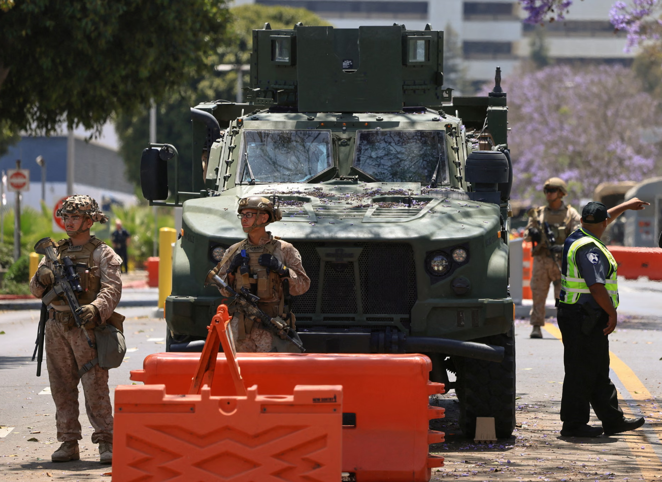 immigration agents to ‘flood’ US sanctuary cities as marines withdraw from LA