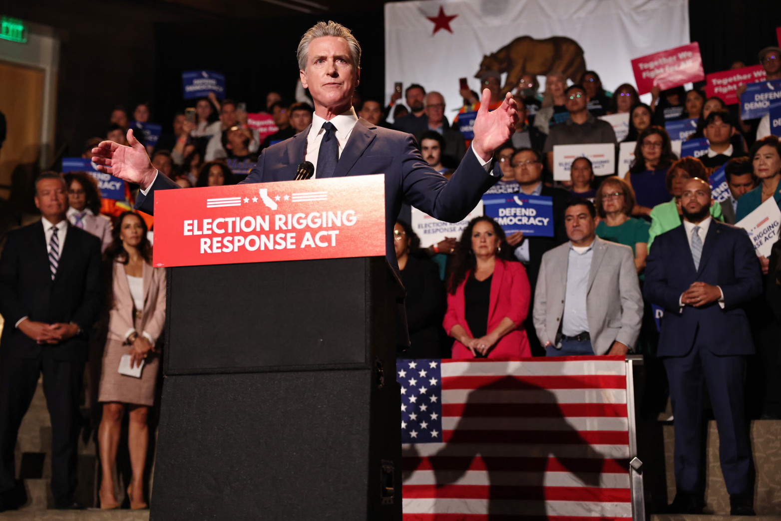 Republicans sue to block Newsom’s fast-track California redistricting plan