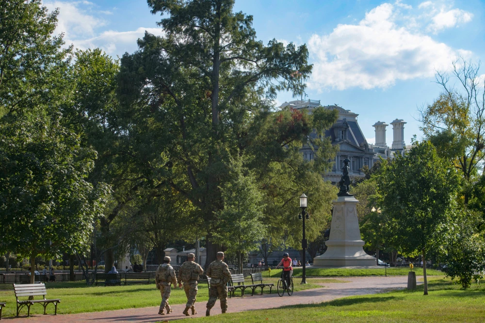 Flag burning incident near White House leads to arrest hours after Trump’s executive order