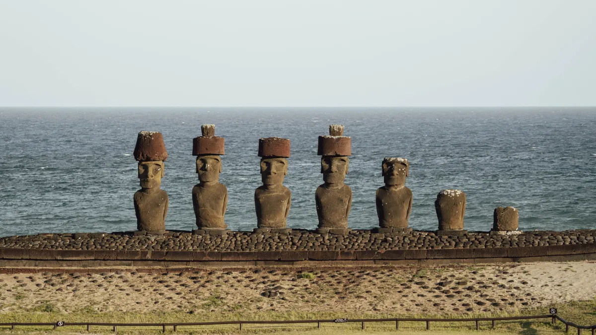 Rising seas could put Easter Island’s moai at risk by 2080, study warns