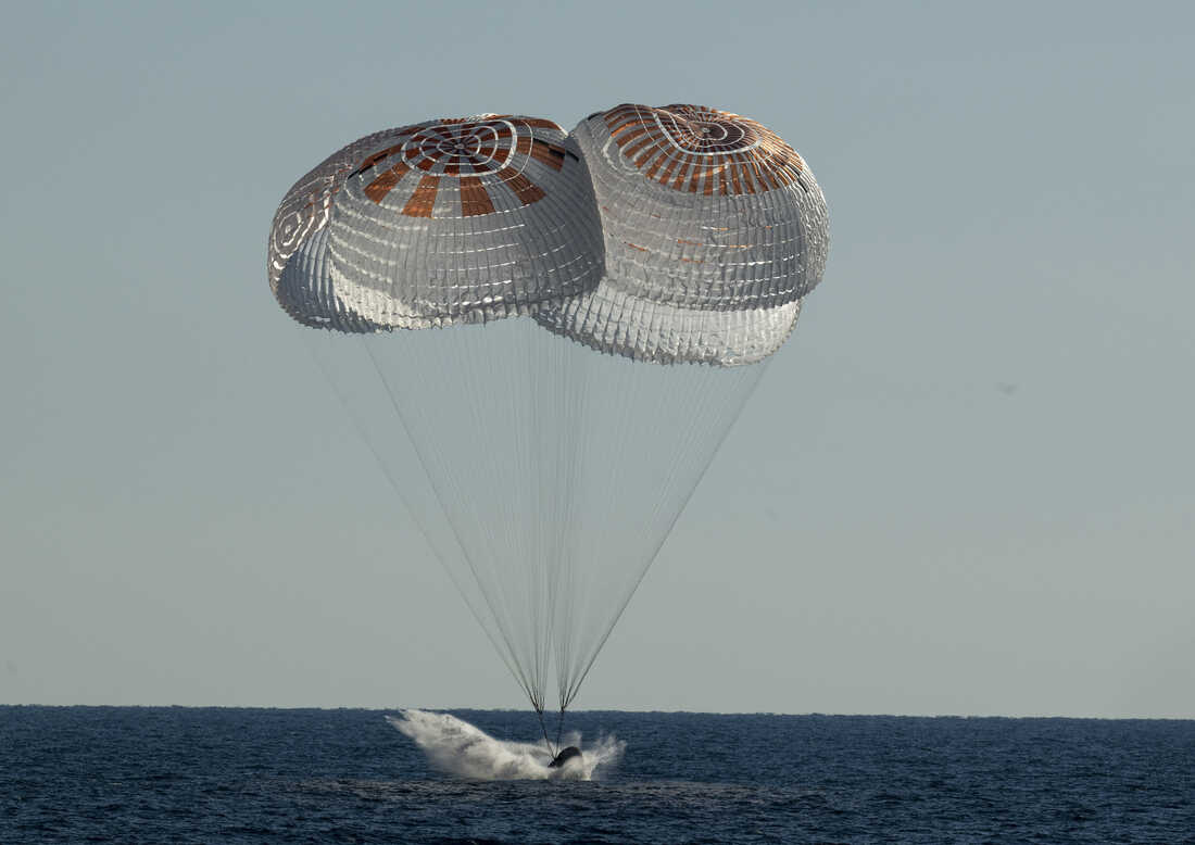 Astronauts return to Earth with SpaceX after 5 months at the International Space Station