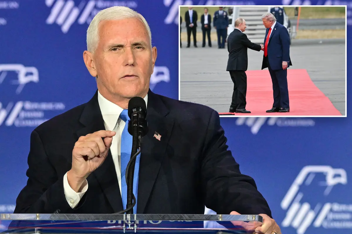 Pence calls for secondary sanctions on Russia