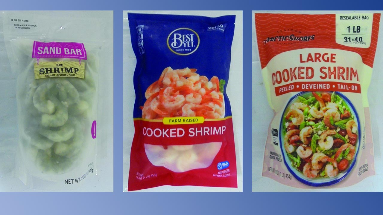 FDA expands warning of radioactive shrimp as 2 more brands are recalled