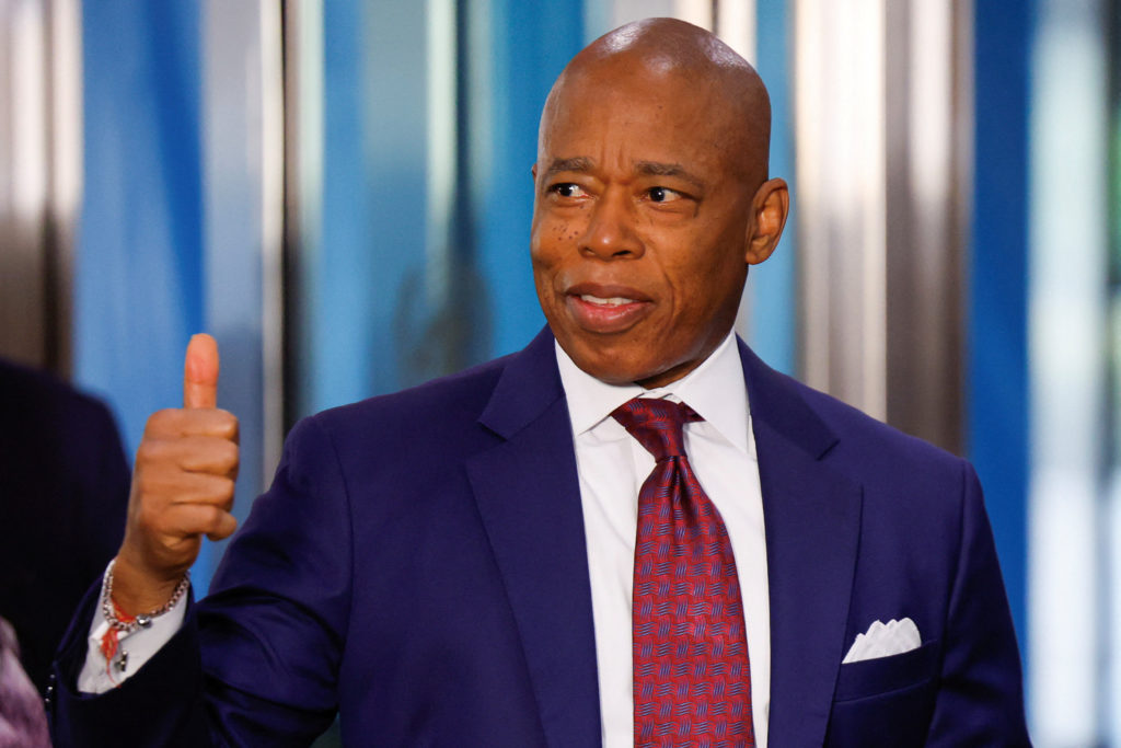 Eric Adams ends campaign for New York City mayor