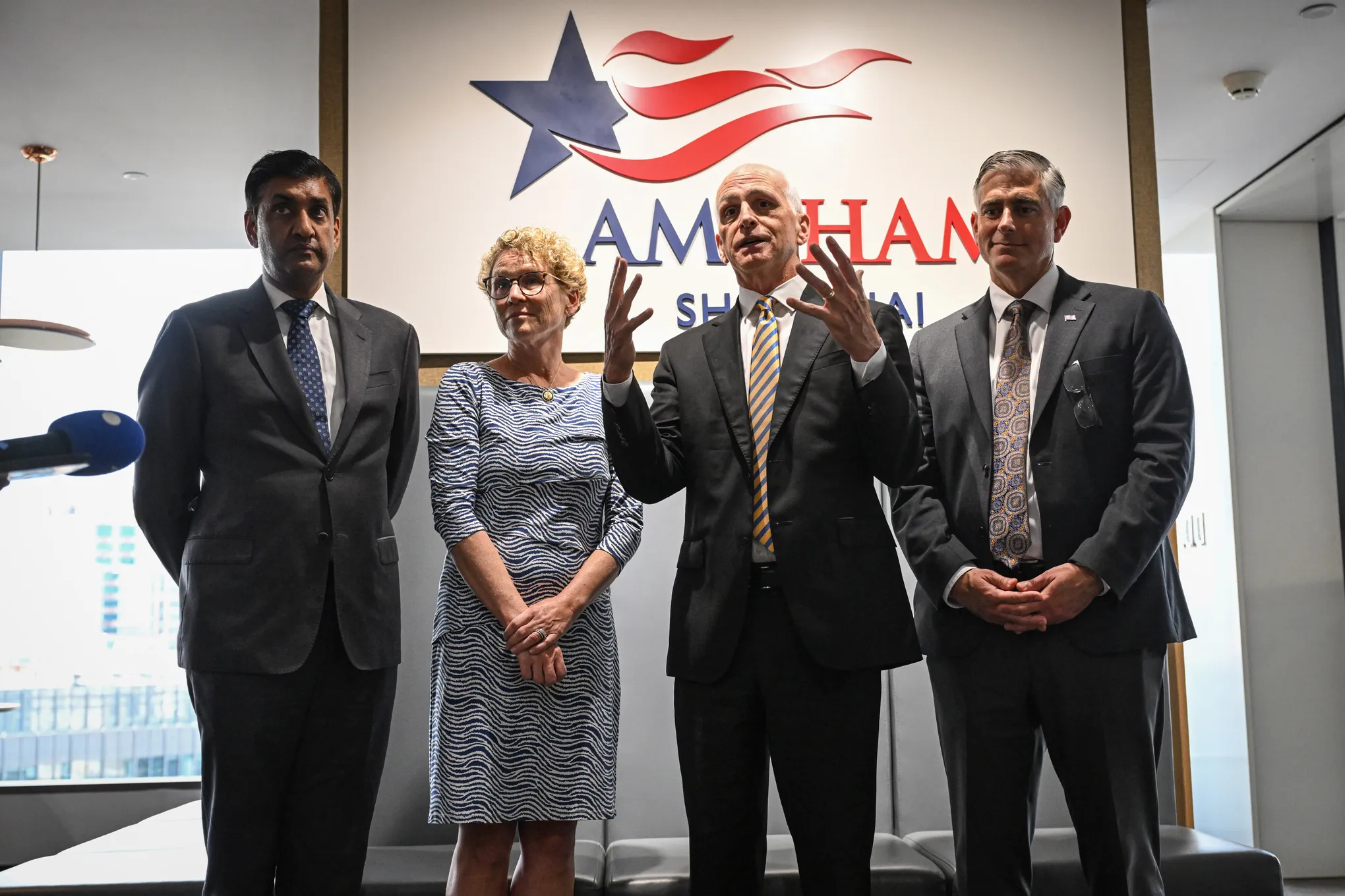 A US lawmaker in China says there’s ‘a lot of work to do’ to resolve trade conflict