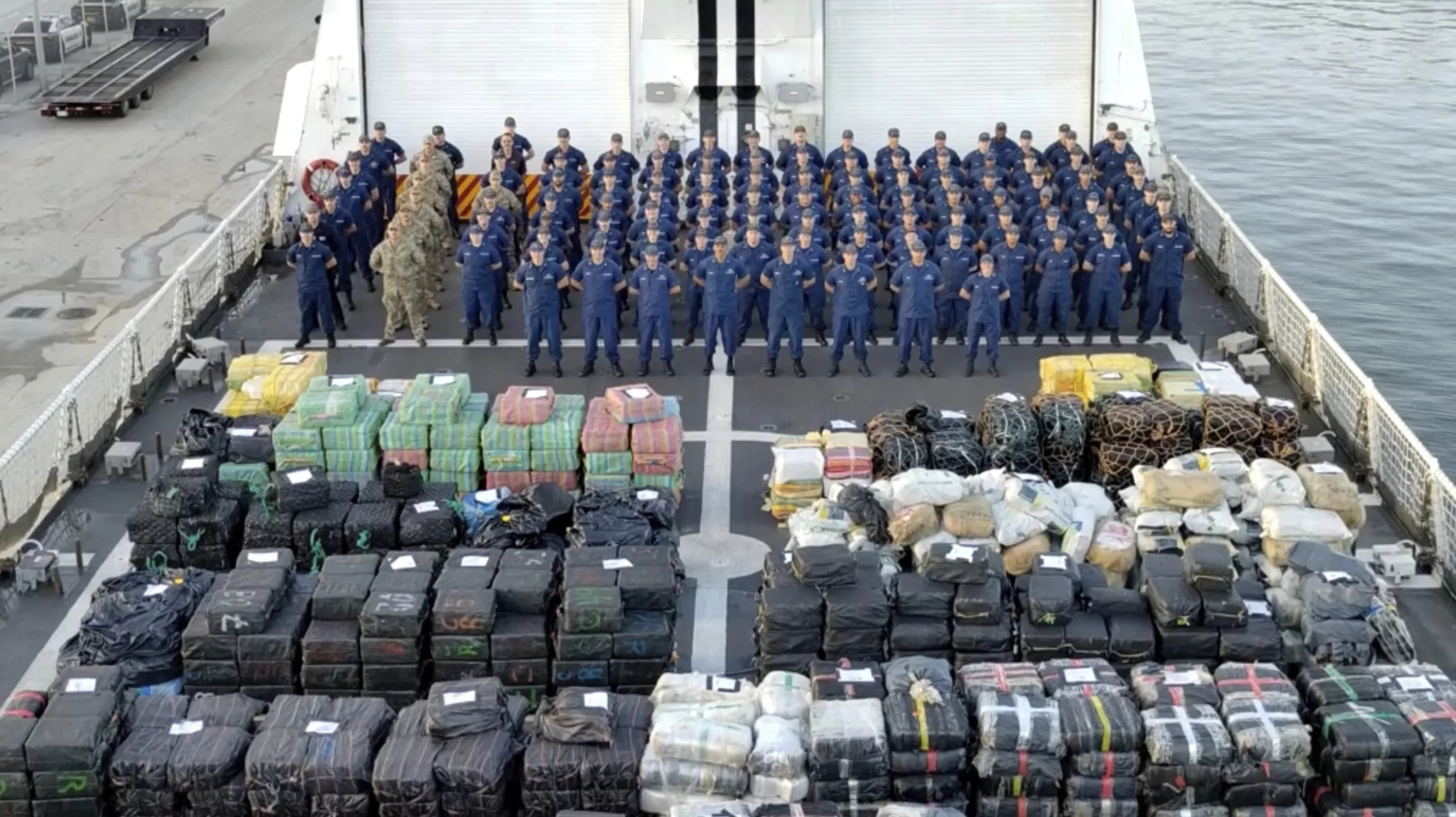 US Coast Guard seizes 5 tons of narcotics worth over $64.5 million in Caribbean Sea bust