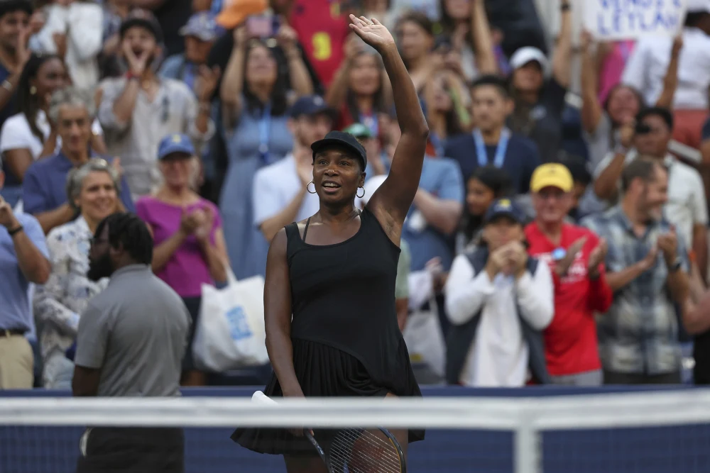 Venus Williams’ U.S. Open ends with a loss in the women’s doubles quarterfinals