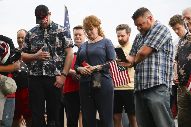 Trump doubles down on blaming ‘radical left’ after vow to go after political violence