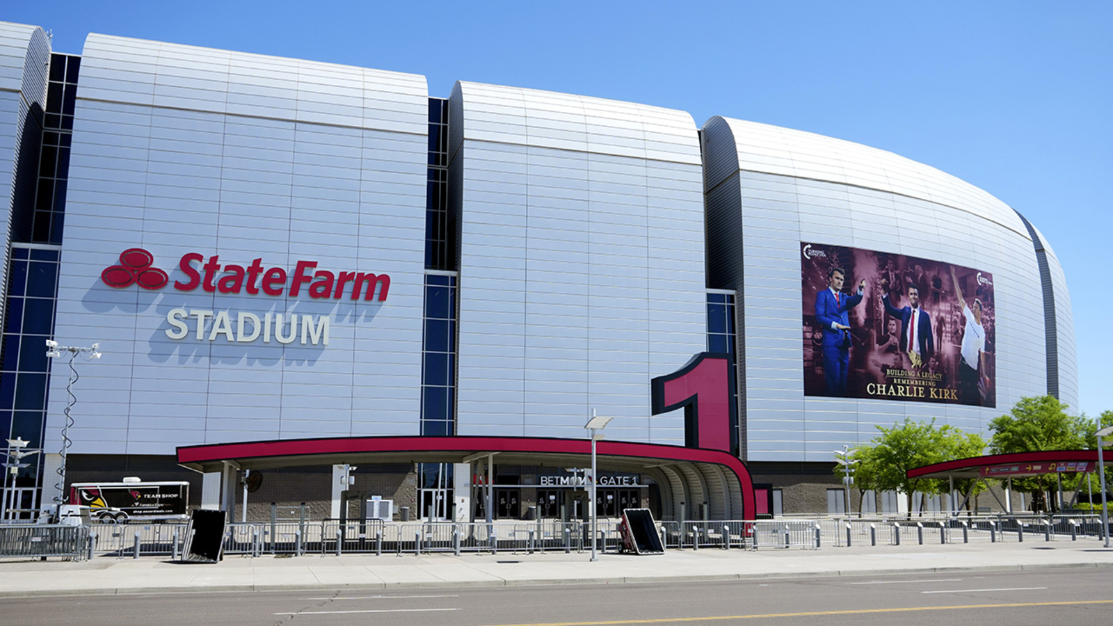 Armed man arrested at stadium ahead of Charlie Kirk memorial in Arizona: Officials