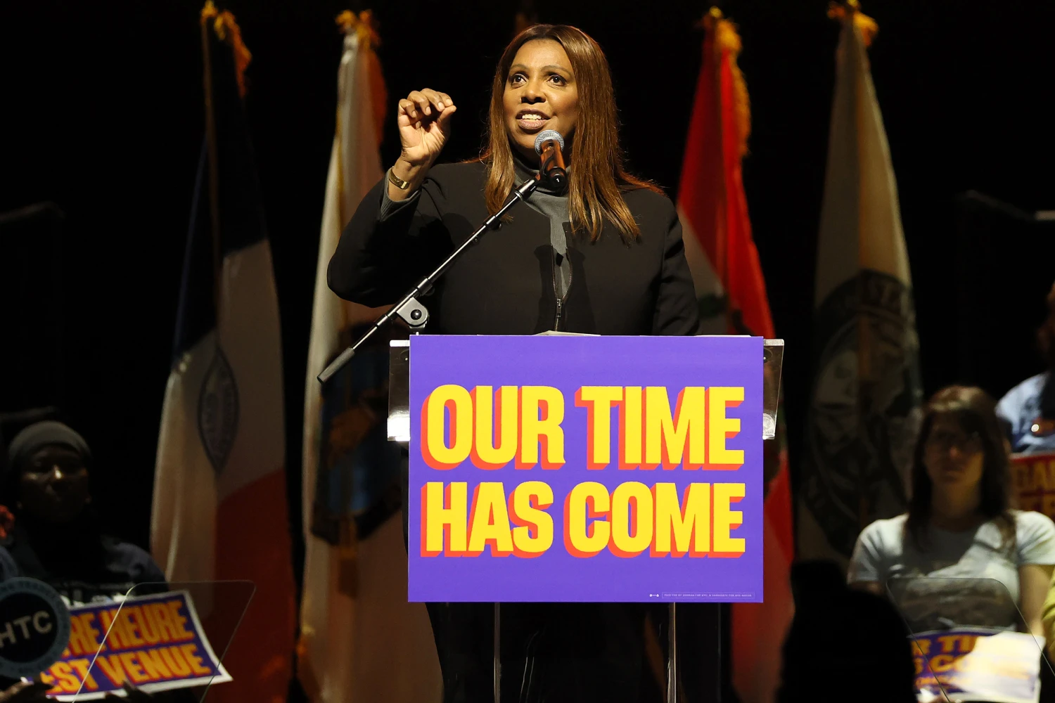 Letitia James campaigns for Zohran Mamdani in her first public appearance since federal indictment