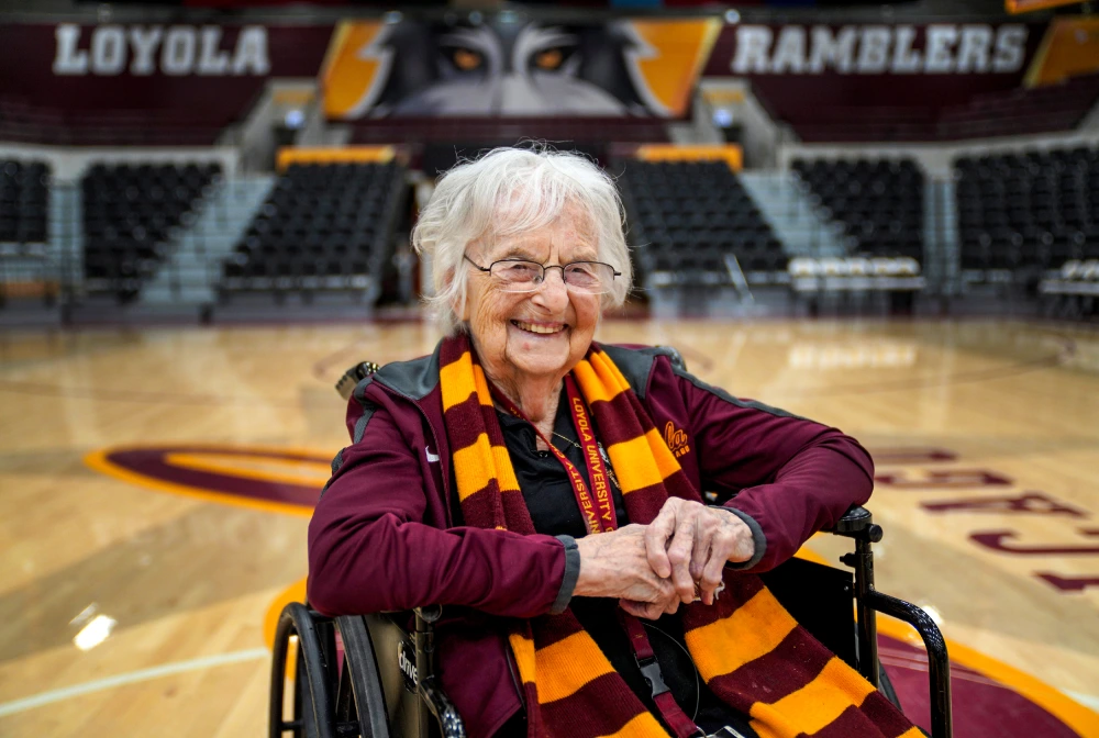 Sister Jean, beloved chaplain for Loyola Chicago men’s basketball team, dies at 106