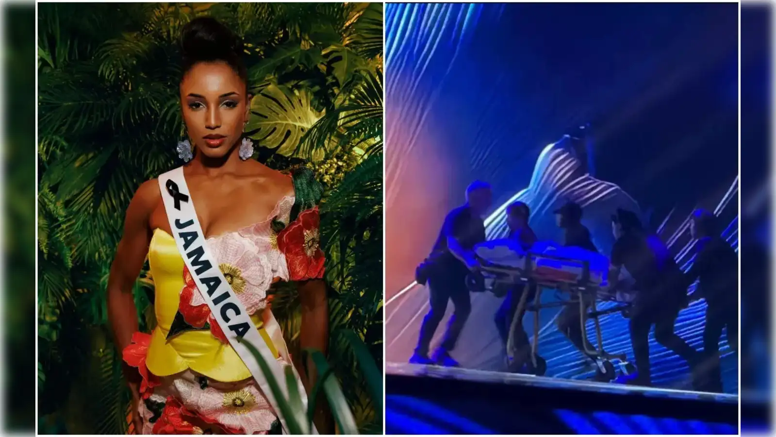 Miss Universe owner shares update after contestant falls off stage