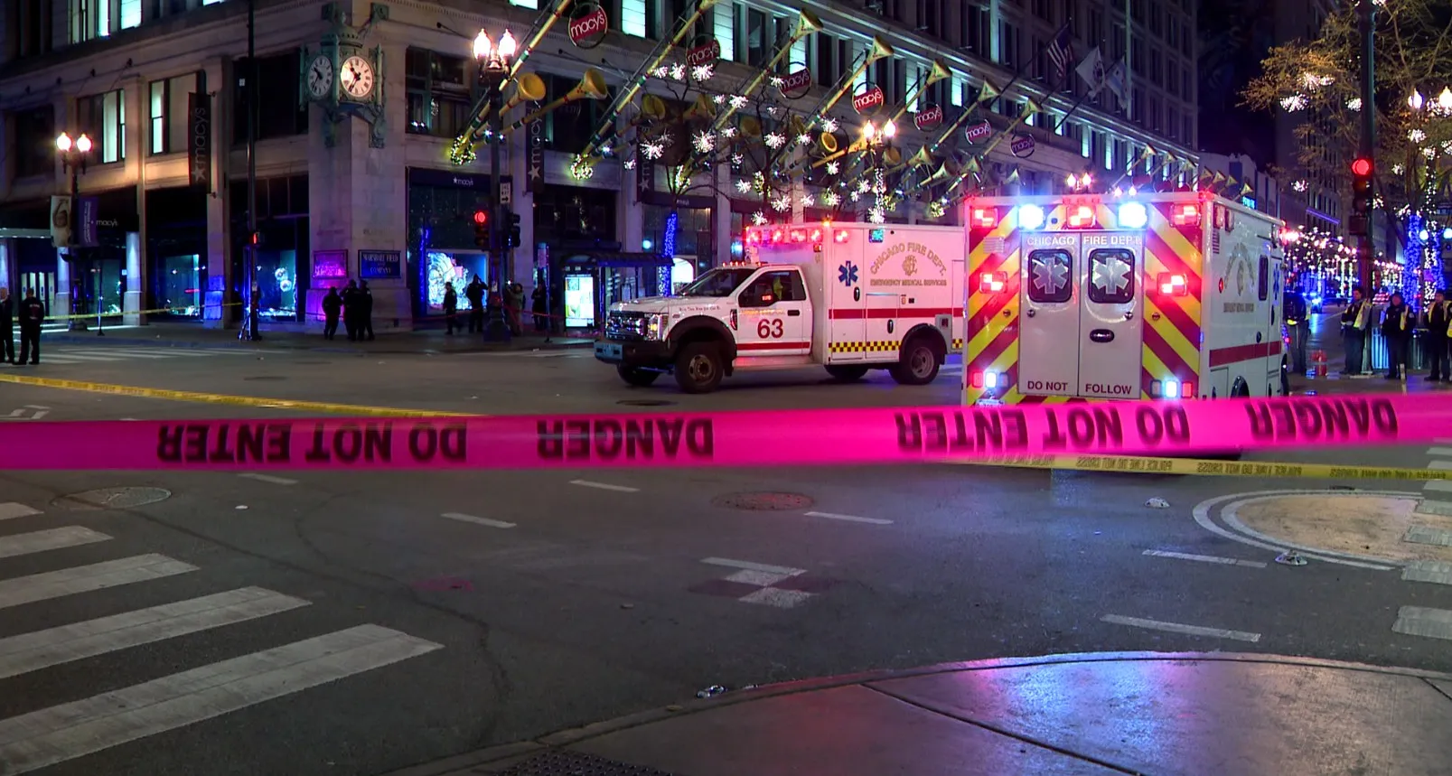 At least 7 injured in shooting near Chicago Theater