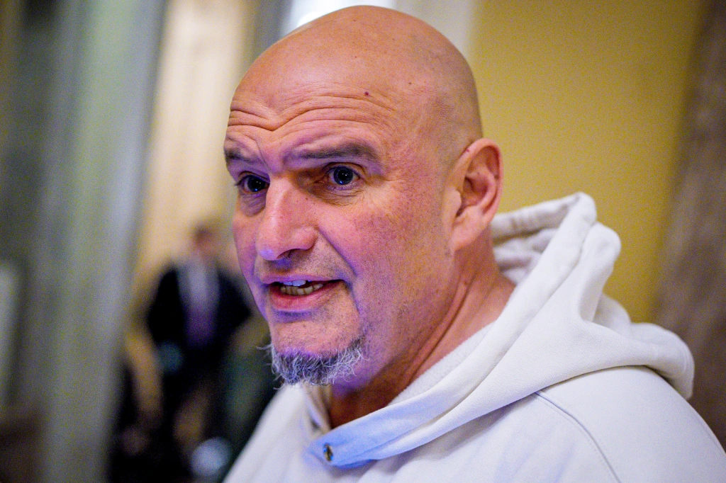 Sen. John Fetterman returns home after cardiac episode led to fall