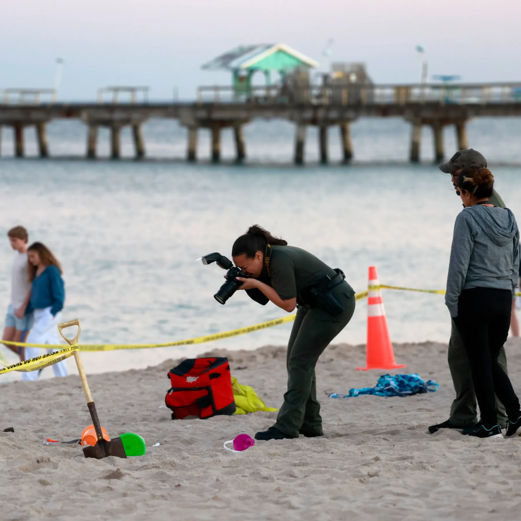 Girl, 12, rescued after sand hole collapses during Thanksgiving outing: Officials