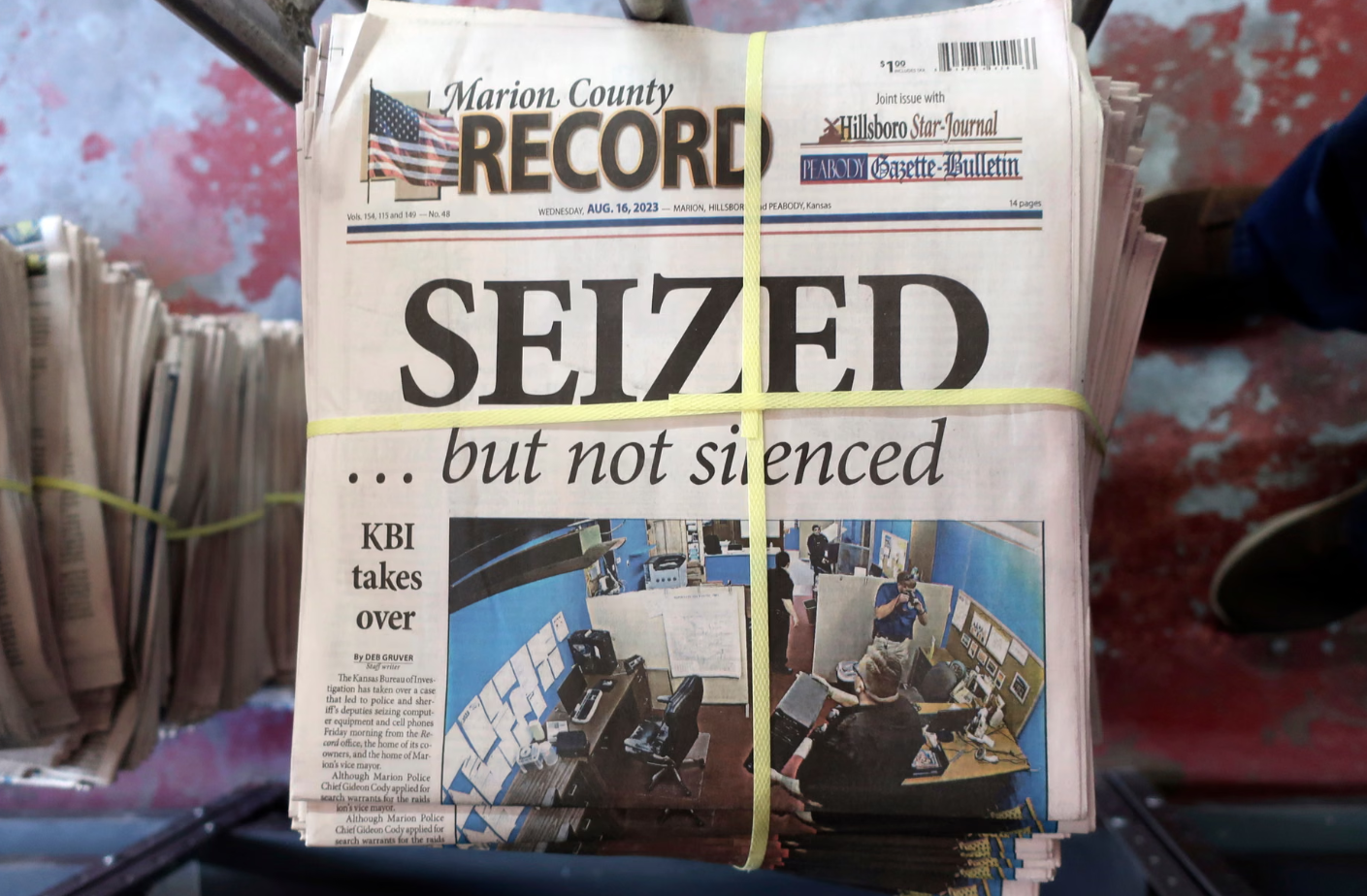 Kansas county to pay more than $3m over police raiding local newspaper