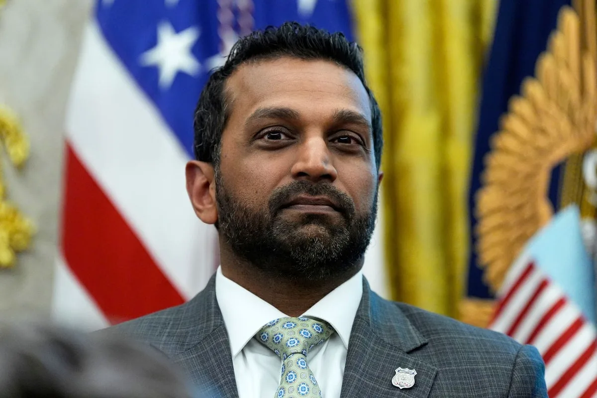 Trump backs Kash Patel after report that he considered ousting the FBI director