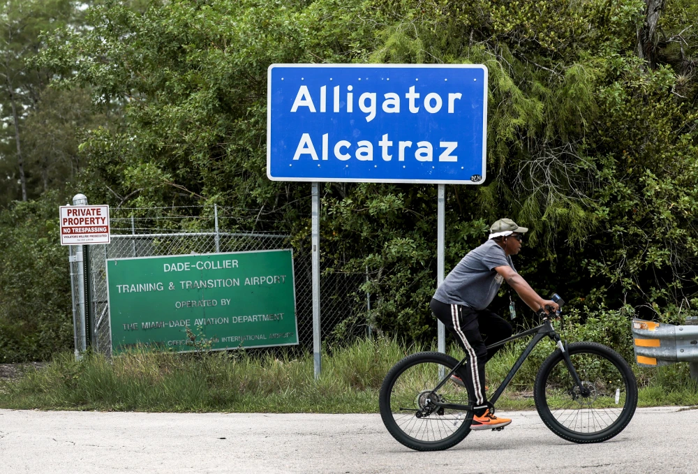 Detainees at Florida’s ‘Alligator Alcatraz’ moved to other facilities, ICE says