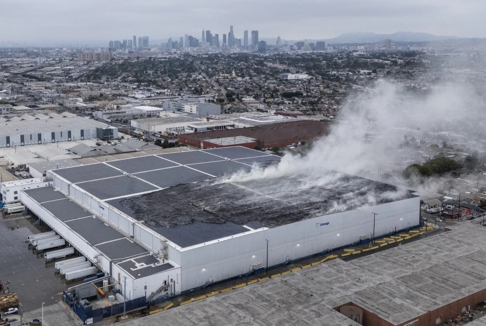 Newsom declares state of emergency for commercial fire in L.A.’s Boyle Heights neighborhood